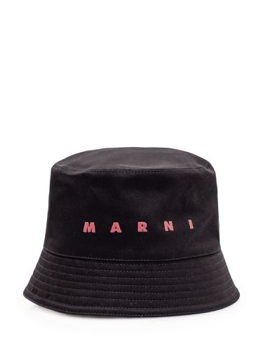 Marni Bucket Cap With Logo - Marni - Modalova