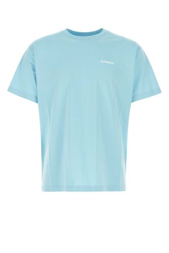 Burberry Light-blue Cotton T-shirt - Burberry - Modalova