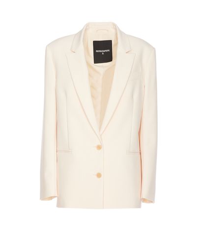 Twill Blazer Over 2 Buttons - Patrizia Pepe - Modalova