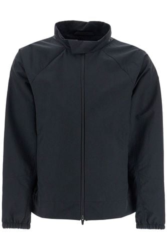 Mens Waterproof Jacket In Black Polyamide With High Collar - Herno - Modalova