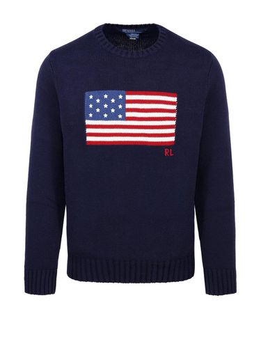 Flag Intarsia-knit Crewneck Jumper - Polo Ralph Lauren - Modalova
