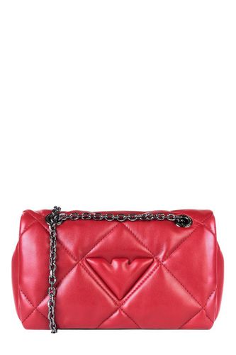 Quilted Chain-linked Shoulder Bag - Emporio Armani - Modalova