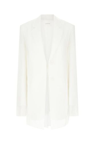 SportMax White Silk Blend Blazer - SportMax - Modalova