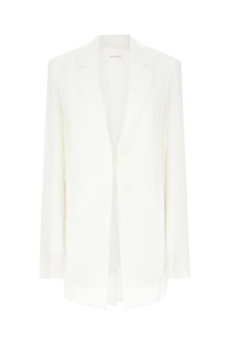 SportMax White Silk Blend Blazer - SportMax - Modalova