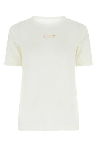 White Cotton Blend T-shirt - Maison Margiela - Modalova