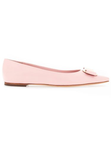 Vara Soft Nappa Leather Ballerina - Ferragamo - Modalova