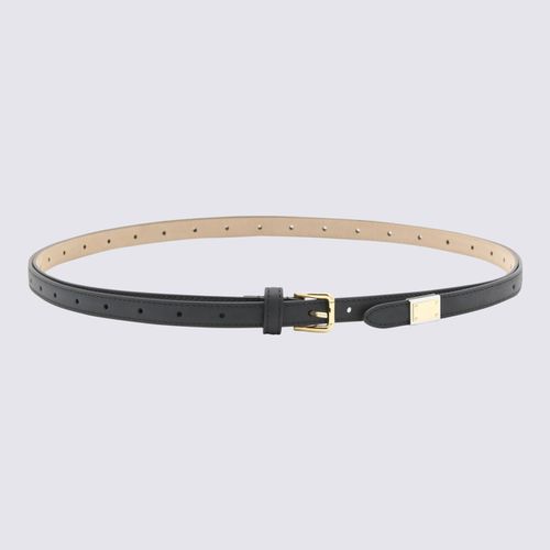 Leather Thin Belt - Dolce & Gabbana - Modalova