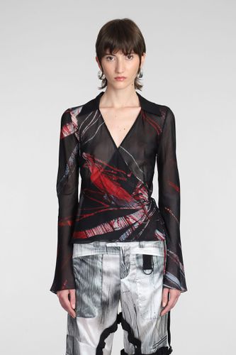 Louisa Ballou Blouse In Black Silk - Louisa Ballou - Modalova