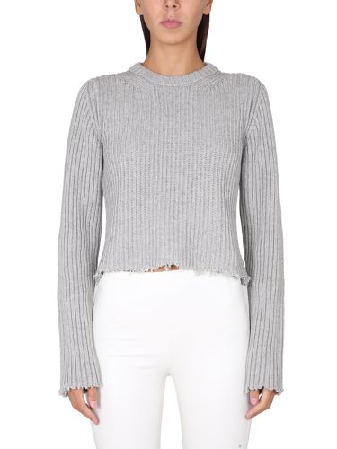 MM6 Maison Margiela Ribbed Sweater - MM6 Maison Margiela - Modalova