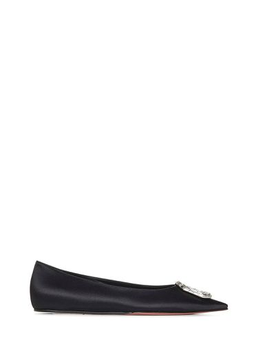 Camelia Flat Ballet Shoes - Amina Muaddi - Modalova