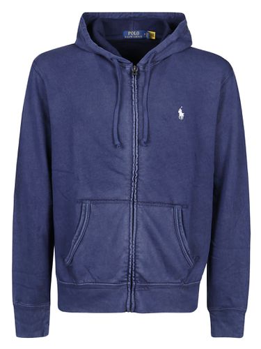 Logo-embroidered Zip-up Sweatshirt - Polo Ralph Lauren - Modalova