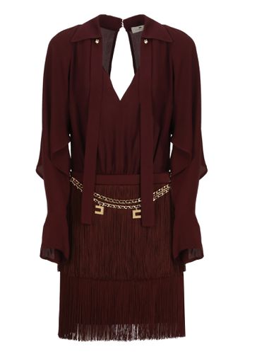 Elisabetta Franchi Fringed Dress - Elisabetta Franchi - Modalova