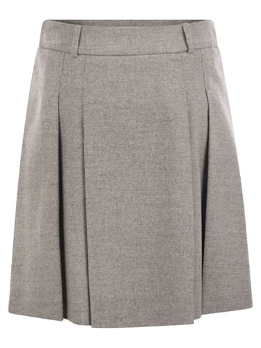 Short Skirt In Wool And Viscose - Peserico - Modalova