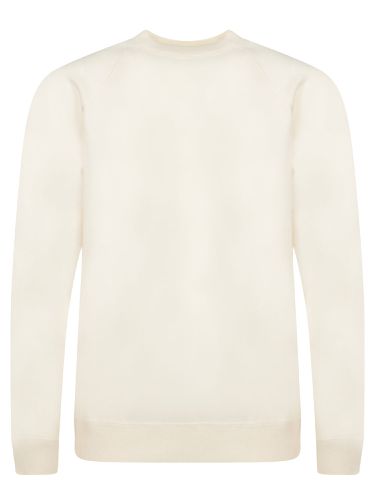 Herno Chalk White Cashmere Jumper - Herno - Modalova