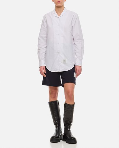 Lapel Collar Cotton Shirt - Thom Browne - Modalova