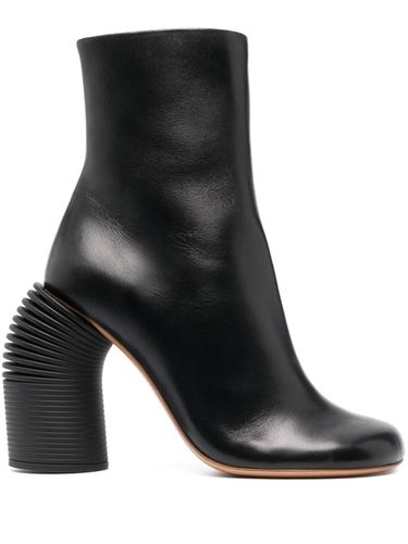 Black Ankle Boot With Spring Heel - Off-White - Modalova