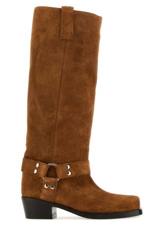 Caramel Suede Roxy Boots - Paris Texas - Modalova