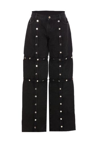 Logo Embroidered Straight Leg Jeans - The Attico - Modalova