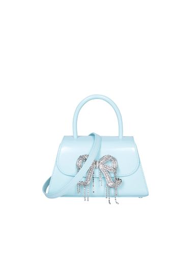 Light Blue Leather Bag - self-portrait - Modalova