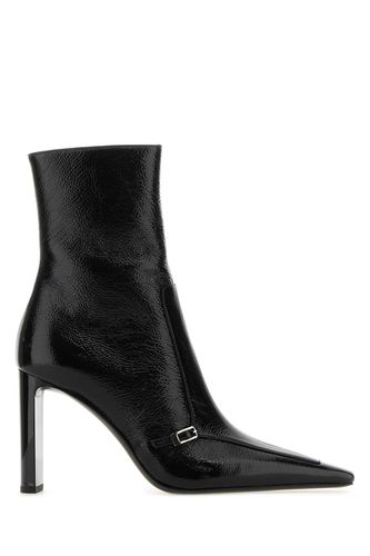 Black Leather Vendome Ankle Boots - Saint Laurent - Modalova