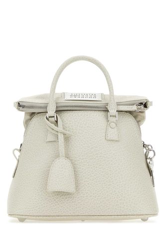 Chalk Leather Mini 5ac Handbag - Maison Margiela - Modalova