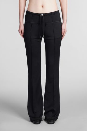 Courrèges Pants In Black Viscose - Courrèges - Modalova