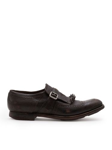 Shanghai Monk Strap In Glacé Calfskin - Church's - Modalova