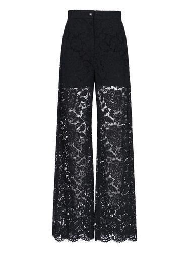 Dolce & Gabbana Flare Lace Pants - Dolce & Gabbana - Modalova
