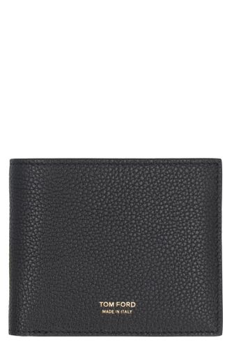 Tom Ford Leather Flap-over Wallet - Tom Ford - Modalova