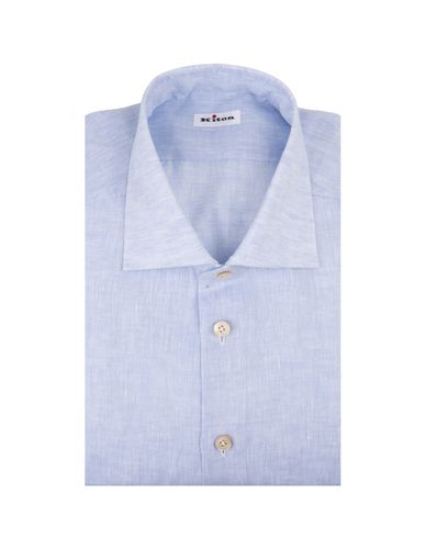 Light Linen Classic Shirt - Kiton - Modalova