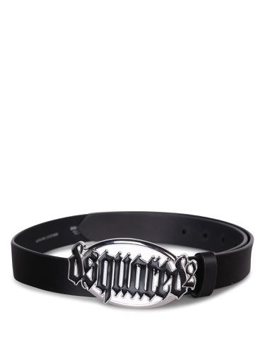 Dsquared2 Gothic Satin Black Belt - Dsquared2 - Modalova