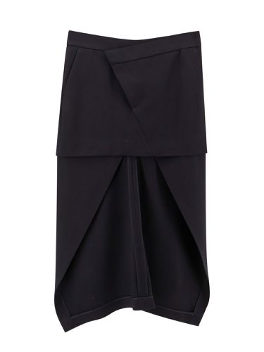 Asymmetric Midi Skirt - Alexander McQueen - Modalova