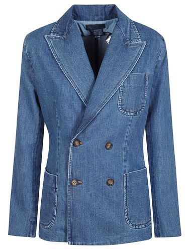 Double-breasted Denim Blazer - Ralph Lauren - Modalova