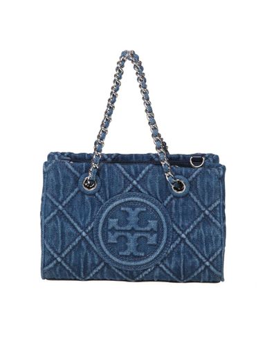 Fleming Mini Tote In With Logo - Tory Burch - Modalova