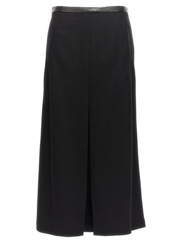 Saint Laurent Midi Skirt In Wool - Saint Laurent - Modalova