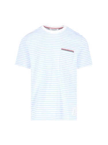 Thom Browne Stripe T-shirt - Thom Browne - Modalova