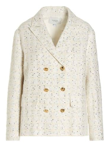 Double Breast Sequin Blazer Jacket - Giambattista Valli - Modalova