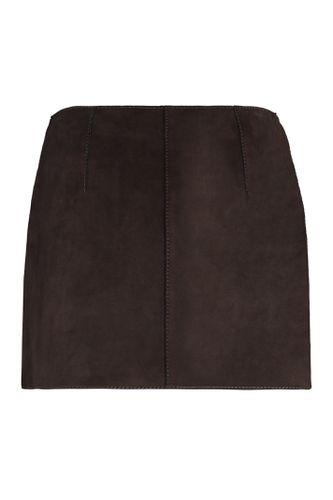 Parosh Leather Mini Skirt - Parosh - Modalova