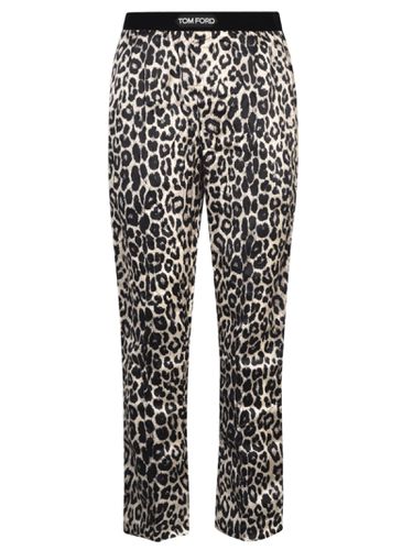 Silk Pajama Printed Trousers - Tom Ford - Modalova