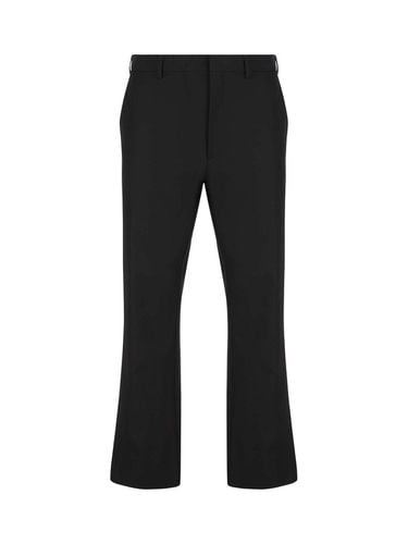 Logo-plaque Cropped Tailored Trousers - Prada - Modalova