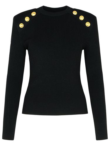 Button Embellished Knitted Jumper - Balmain - Modalova