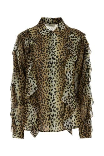 Blumarine Printed Georgette Shirt - Blumarine - Modalova