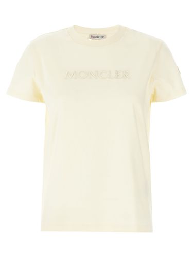 Moncler Logo Embroidery T-shirt - Moncler - Modalova