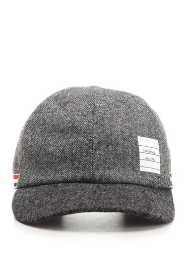 Thom Browne Tweed Baseball Cap - Thom Browne - Modalova