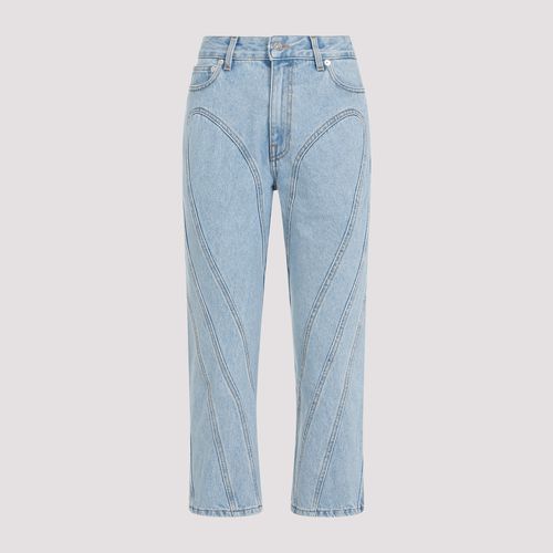 Mugler Cotton Jeans - Mugler - Modalova