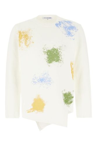 White Polyester Sweater - Comme des Garçons Shirt - Modalova