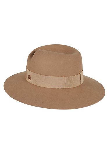 Logo Plaque Fedora Hat - Maison Michel - Modalova