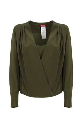 Barbara Crepe De Chine Blouse - Max Mara Studio - Modalova