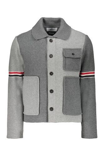 Thom Browne Virgin Wool Cardigan - Thom Browne - Modalova