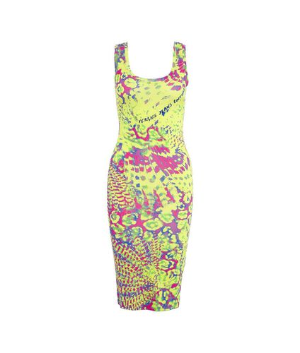 Pattern-printed Sleeveless Stretched Dress - Versace Jeans Couture - Modalova